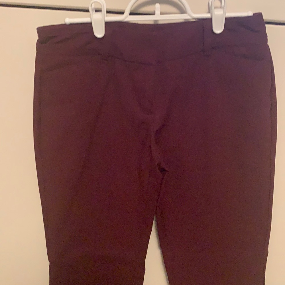 Maroon Trousers